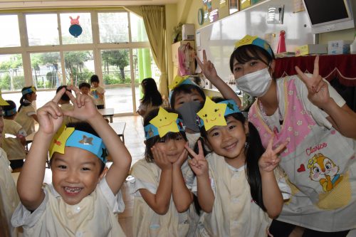 七夕まつりの集い 認定こども園 篠崎若葉幼稚園